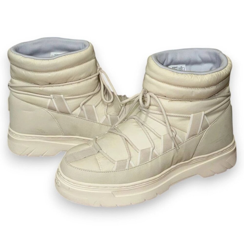 Hugo Urian Men's White Textile Boots Us 9 (Uk 8 Eu 42) Msrp $230 View 4